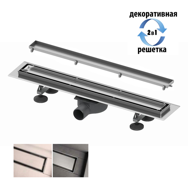 душевой лоток tecelinus 800 хром