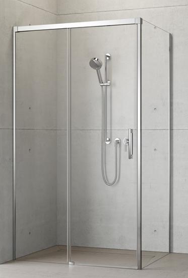 душевой уголок radaway idea kdj 160x110 прозрачное/хром