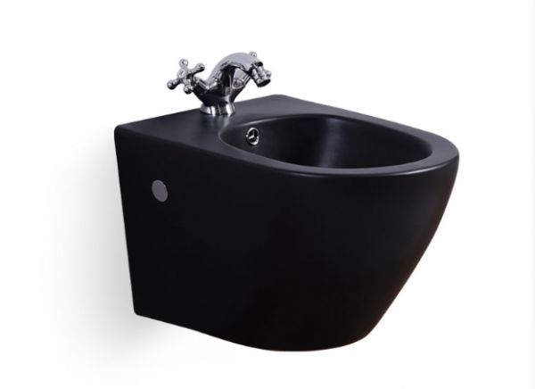 биде подвесное timo kulo tk-404mb 36,5x49 черный