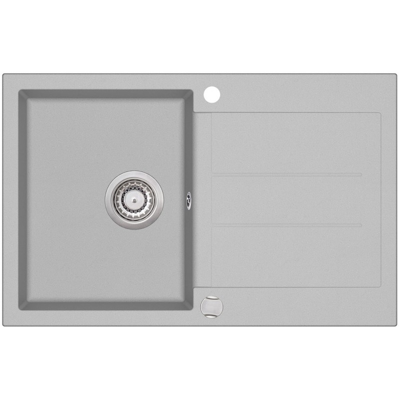 кухонная мойка aquasanita tesa sqt 101 202 aw 78x50 alumetallic