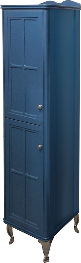 шкаф-пенал напольный caprigo borgo l 33450l-b136 синий левый