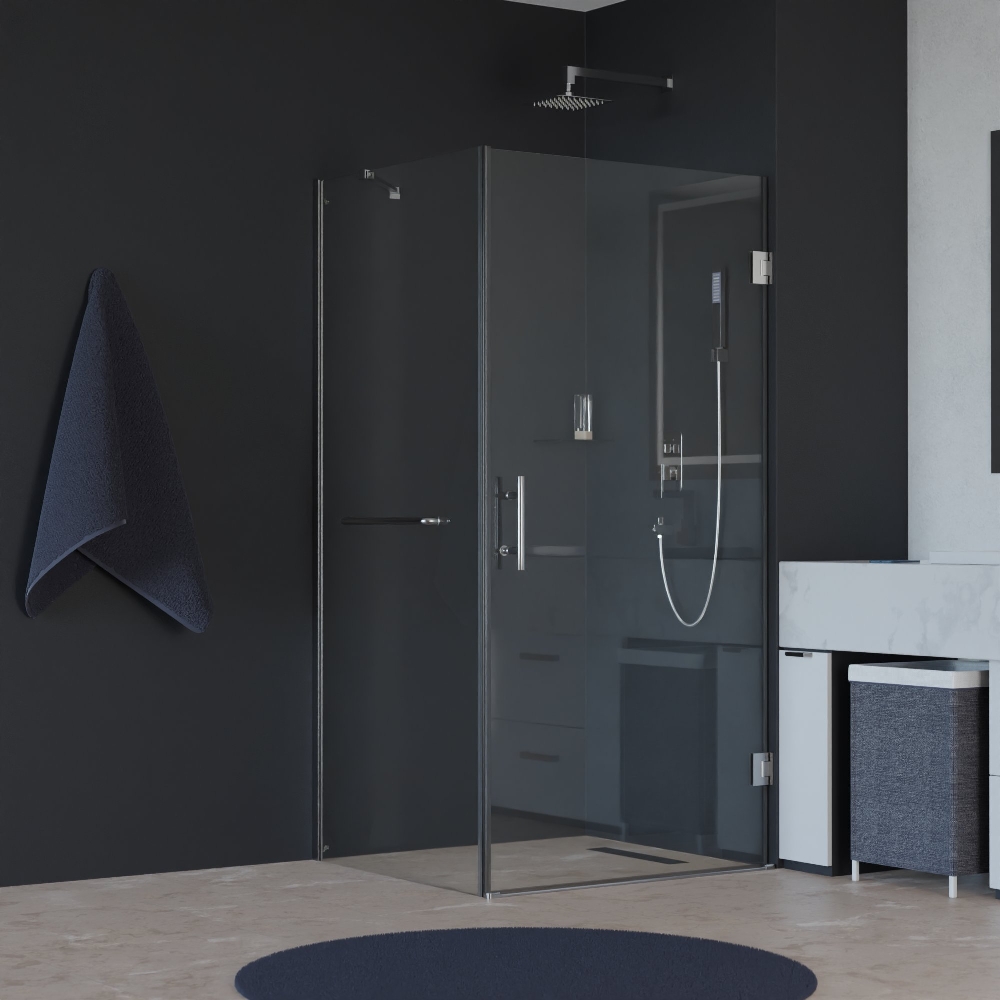 душевой уголок rgw hotel ho-045-1 70x90 стекла прозрачные, профиль хром