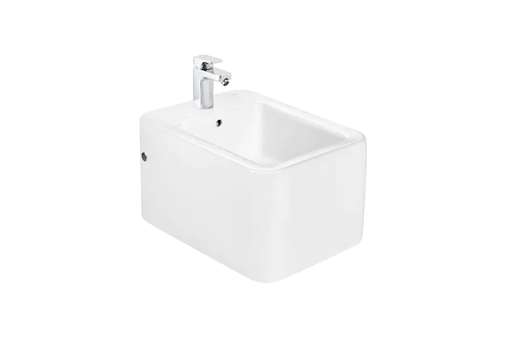 биде подвесное roca element а357576000 54,5x37 с отверстием под смеситель, белое