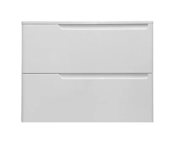 тумба подвесная эстет kare luxe 70x45 с умывальником (2 ящика)