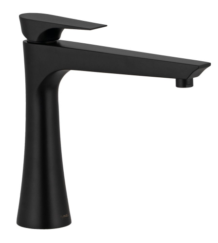 смеситель для умывальника daniel diva dv607b15 черный матовый