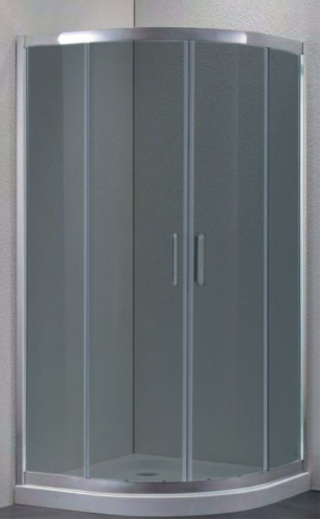 душевой уголок adema гласс лайн (glass line) 100x100 (тонированный) с поддоном