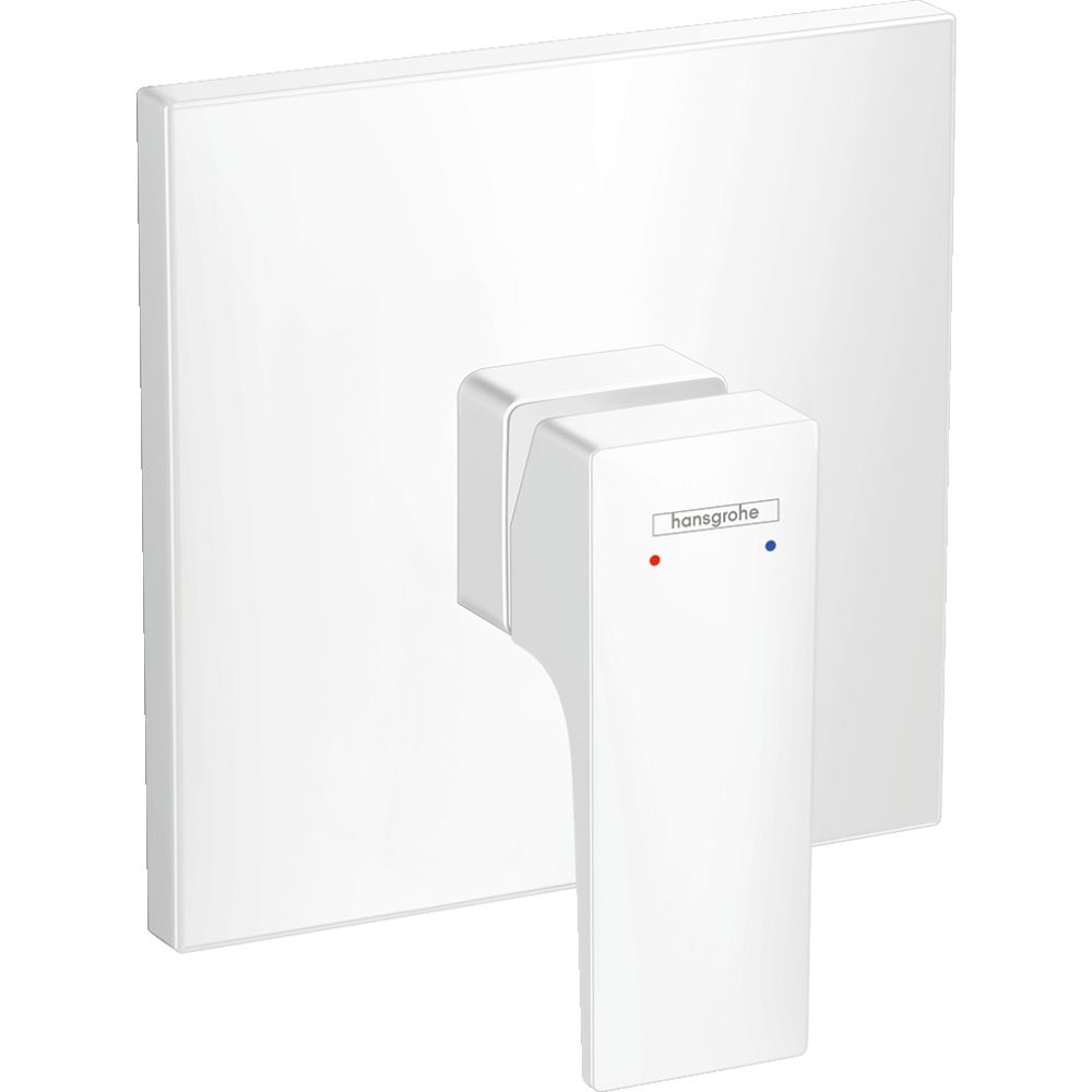 смеситель скрытого монтажа для душа hansgrohe metropol 32565700 белый матовый