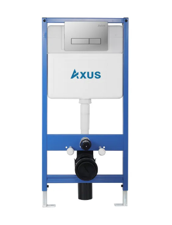 комплект инсталляции axus 011d и клавиши смыва 097hds сатин