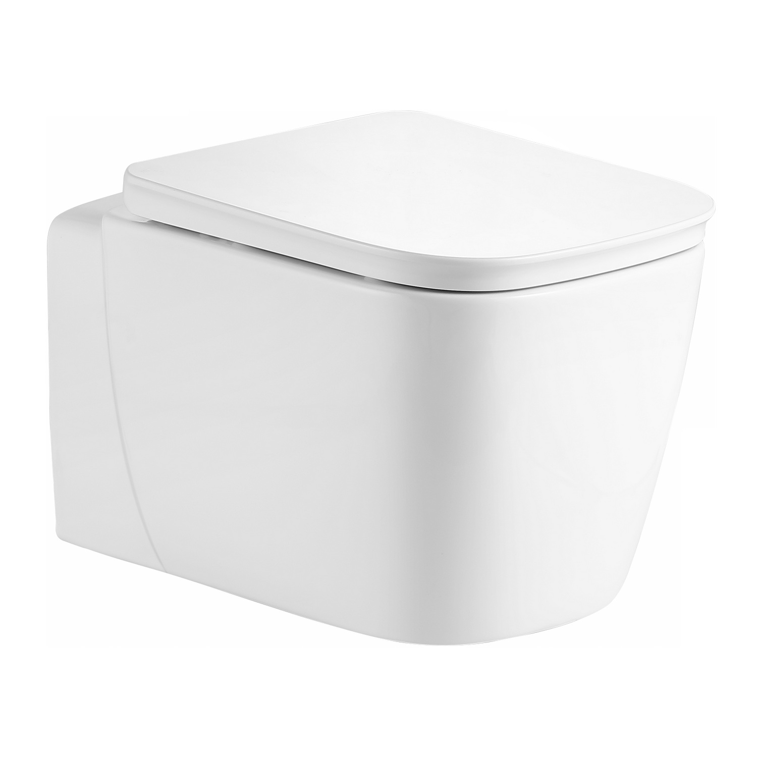 унитаз подвесной black&white gravity wx-770 softclose, белый