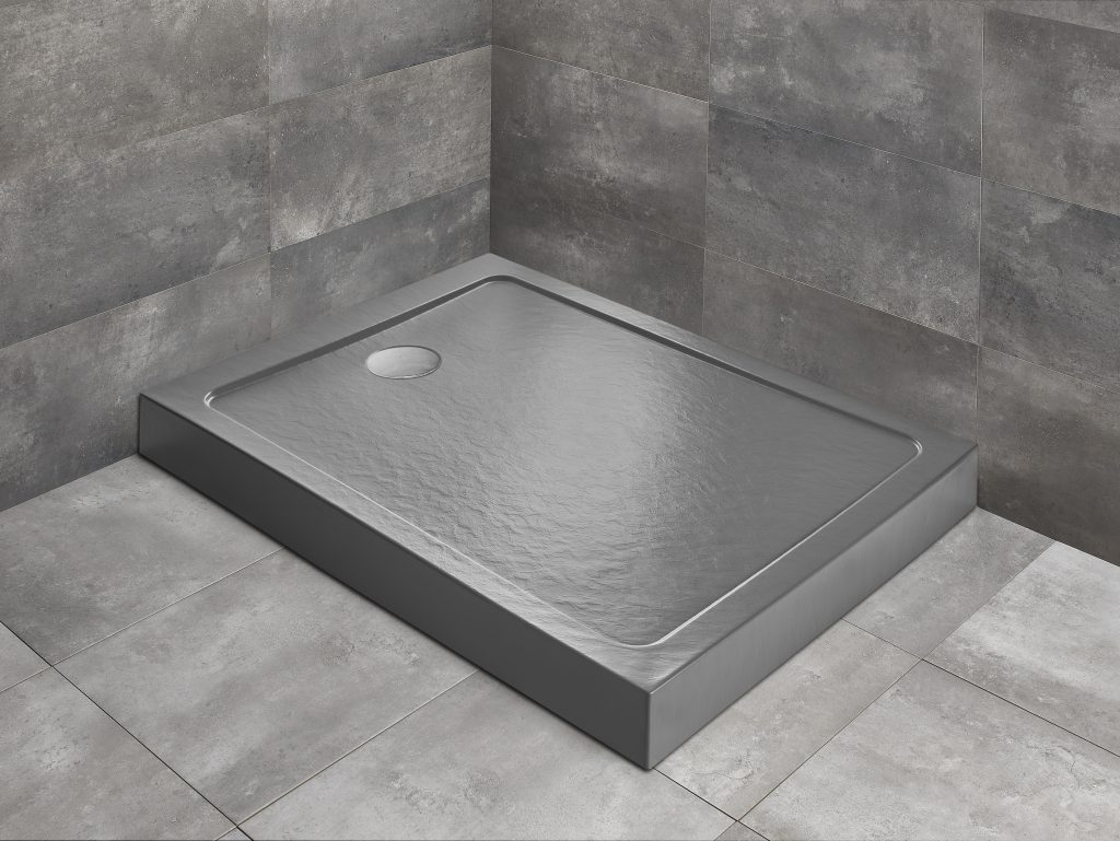 душевой поддон radaway doros f compact 140x80 stone anthracite