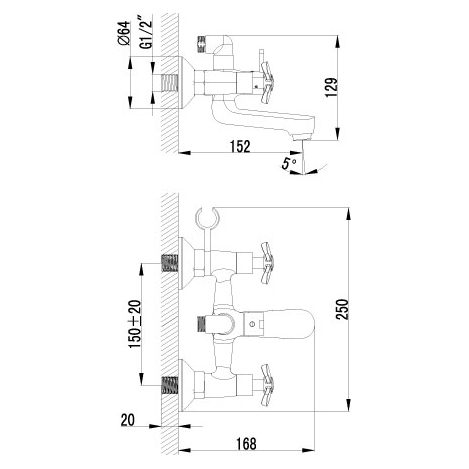 Шторка на ванну Radaway Idea Black PN DWJ+S 140 R+S 75L стекло прозрачное фото 3 шторка на ванну radaway idea black pn dwj+s 140 r+s 75l стекло прозрачное фото 3