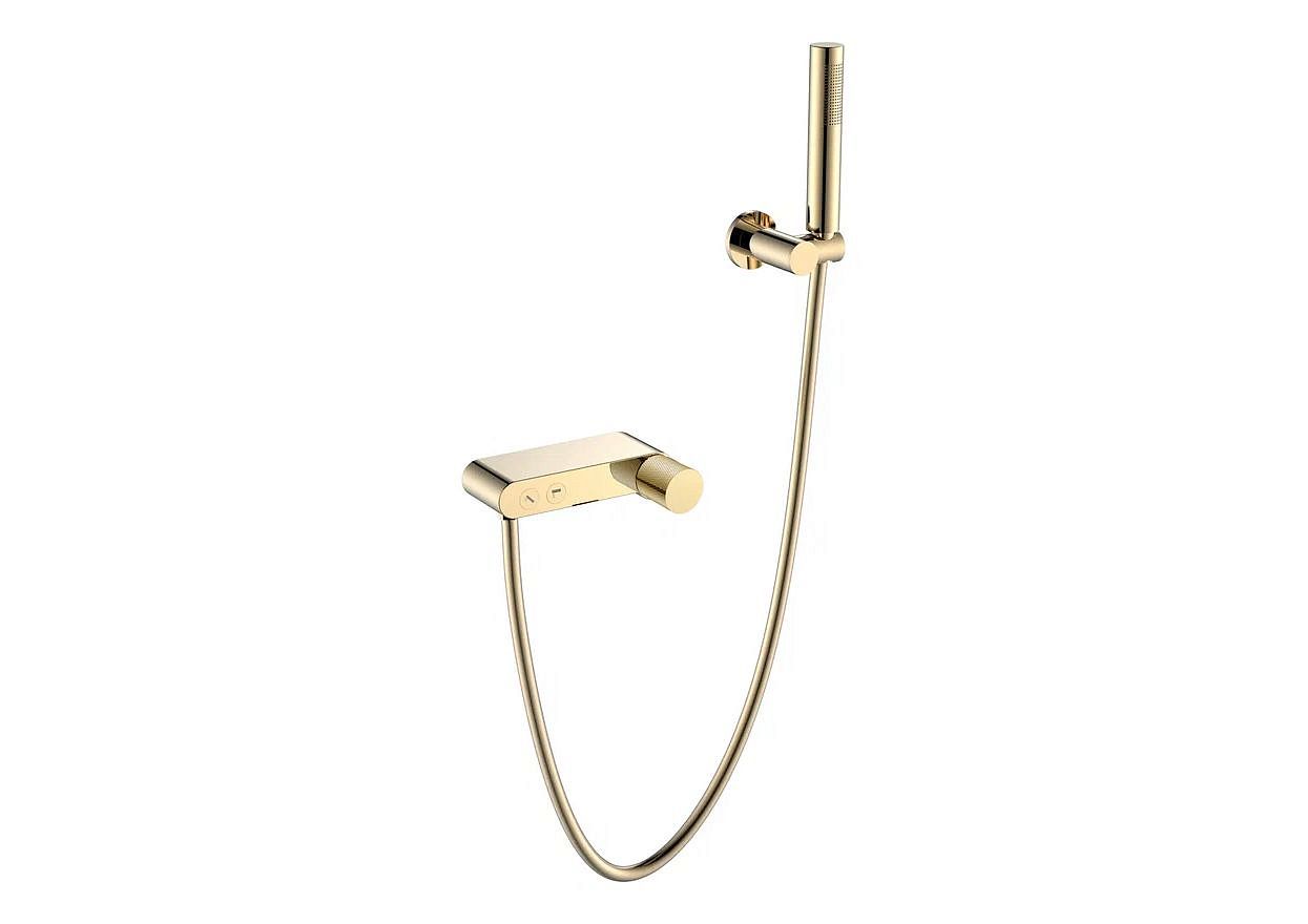 смеситель для ванны boheme stick diamond 123-gg.2 gold