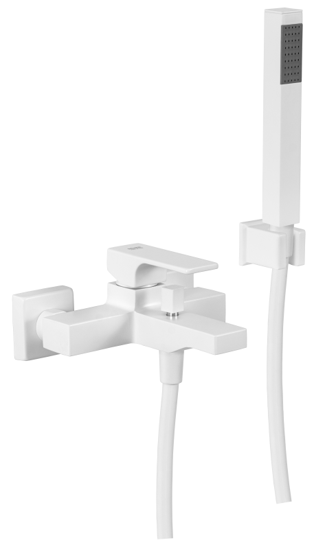 смеситель для ванны remer absolute au02bo белый матовый