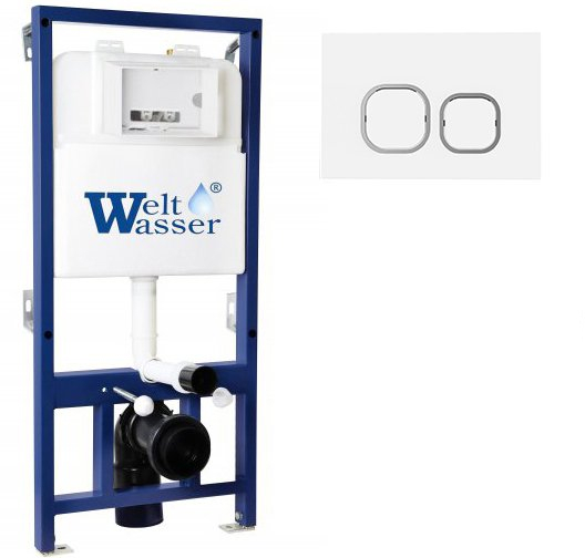 комплект инсталляция welt-wasser bamberg 525 с клавишей смыва wt
