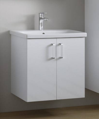 тумба подвесная kolpa-san evelin oue 65 white matt, белый матовый