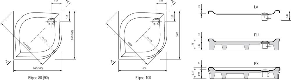 Душевой уголок Gutewetter Slide Square GK-863A 155x110 (бронза) фото 7 душевой уголок gutewetter slide square gk-863a 155x110 (бронза) фото 7