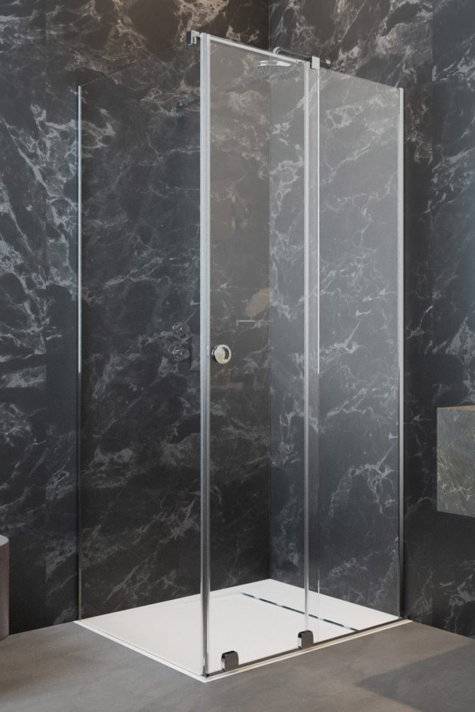 душевой уголок radaway furo kdj rh 100r 100x90 стекло прозрачное (правый)