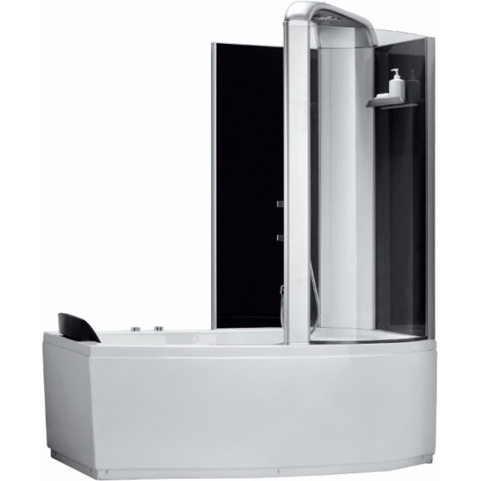 Душевой уголок Gutewetter Practic Square GK-403 115x122 (матовый хром/полистирол lines) фото 3 душевой уголок gutewetter practic square gk-403 115x122 (матовый хром/полистирол lines) фото 3