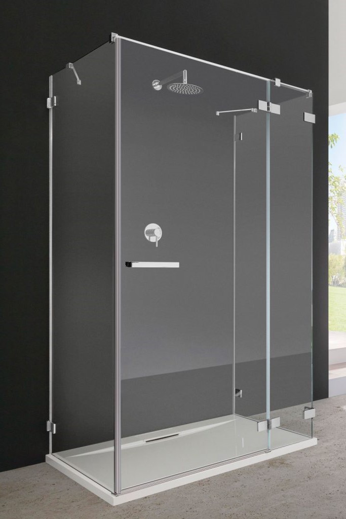 душевой уголок radaway euphoria kdj+s 100x90 стекло прозрачное