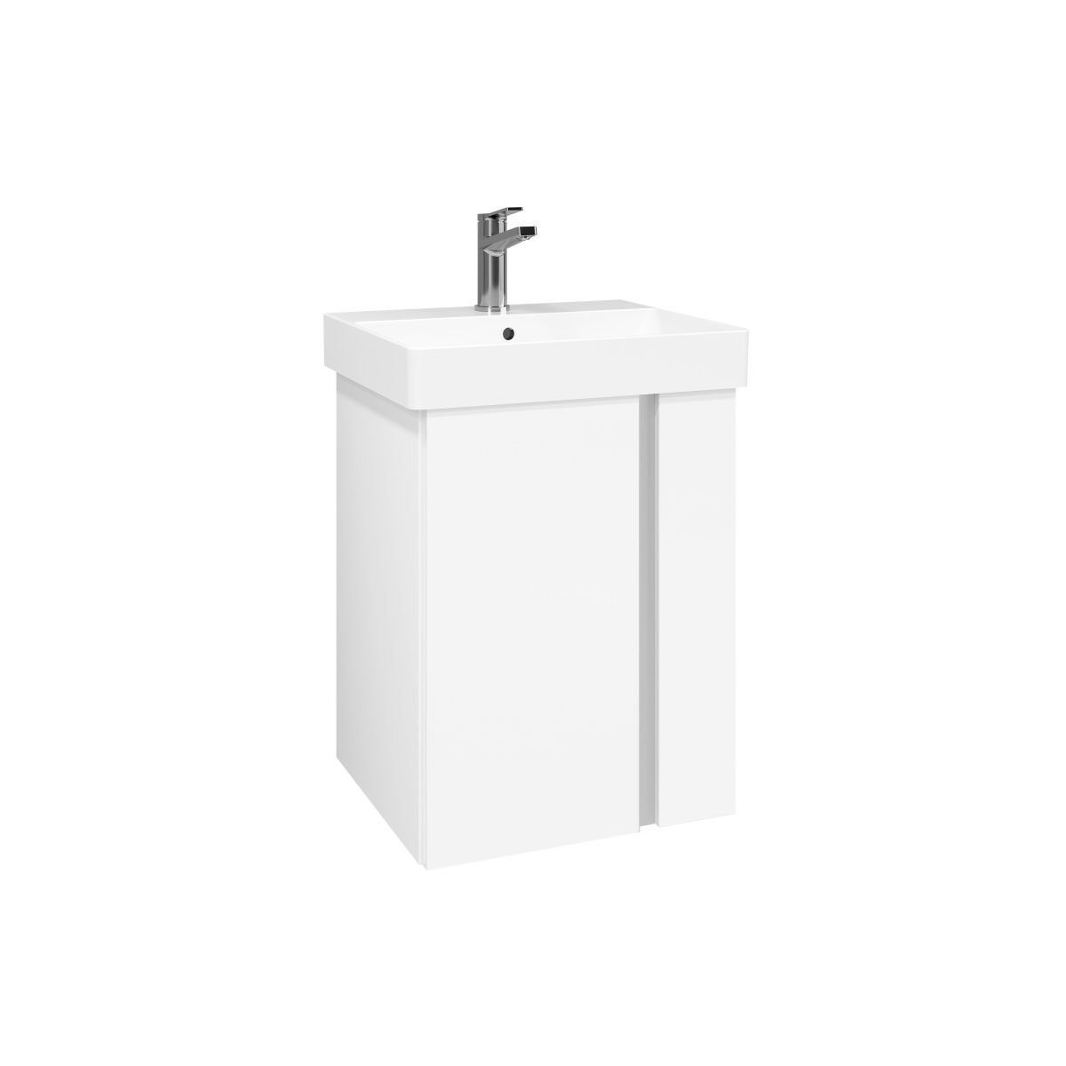 тумба laparet propus 50 под умывальник kerama marazzi pro 50 ультра белый глянец