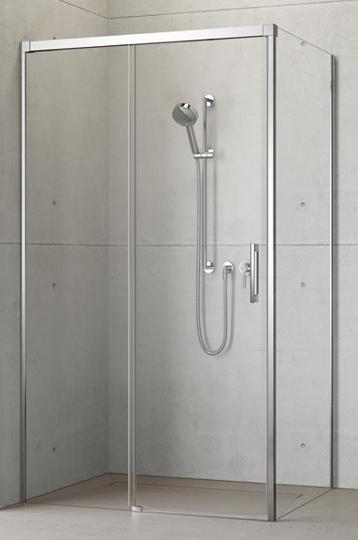 душевой уголок radaway idea kdj 120x110 прозрачное/хром