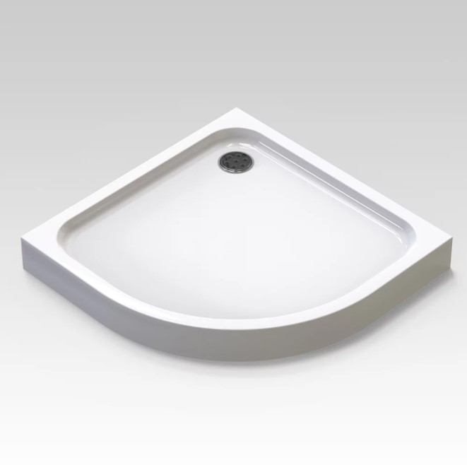 душевой поддон veconi tezeo acrylic tz-01 90x90 белый