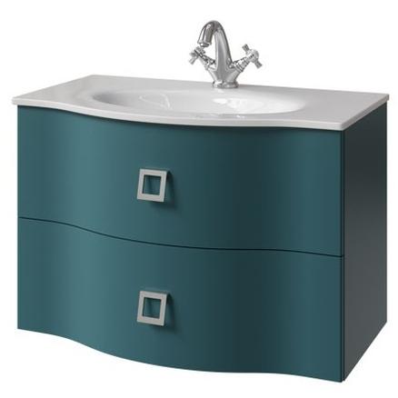 тумба подвесная caprigo nokturn 80 1318-sf013 зеленый матовый