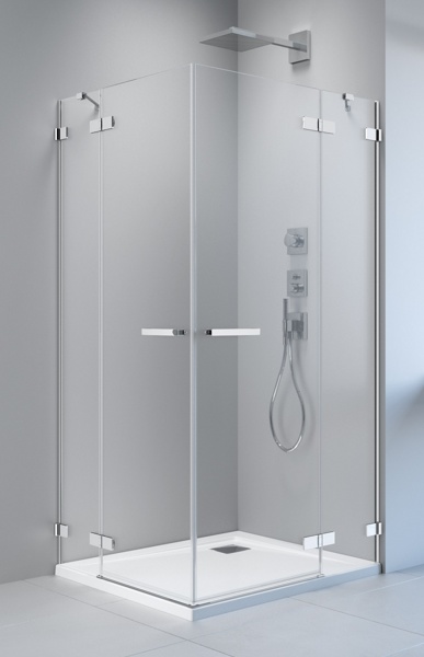 душевой уголок radaway arta kdd ii 100x90 прозрачное/хром
