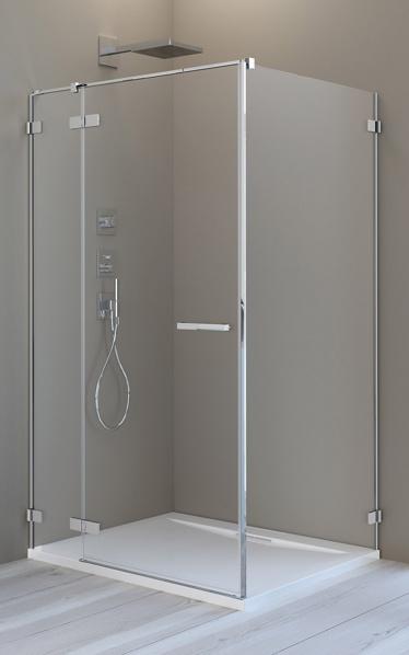 душевой уголок radaway arta kdj ii 120x70 прозрачное/хром