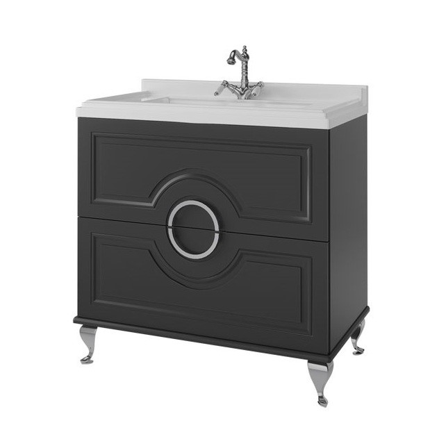 тумба напольная caprigo valletta 90 35318uv-sf019 графит