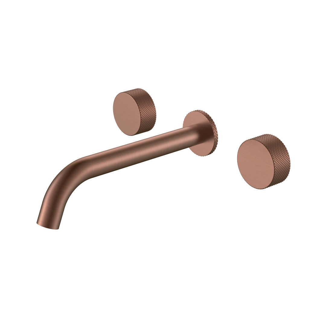 смеситель скрытого монтажа для умывальника boheme stick touch 152-2-brb.2 брашированная бронза