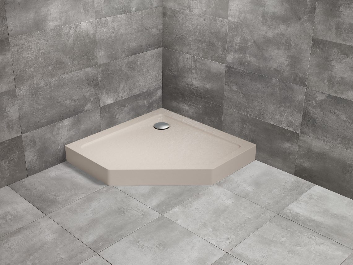 душевой поддон radaway doros pt compact stone cashmere 90x90 кашемир