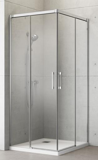 душевой уголок radaway idea kdd 80x80 стекло прозрачное