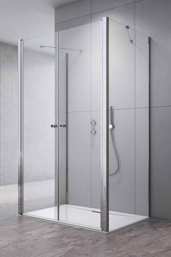 душевой уголок radaway eos ii dwd+2s 80x75 стекло - прозрачное