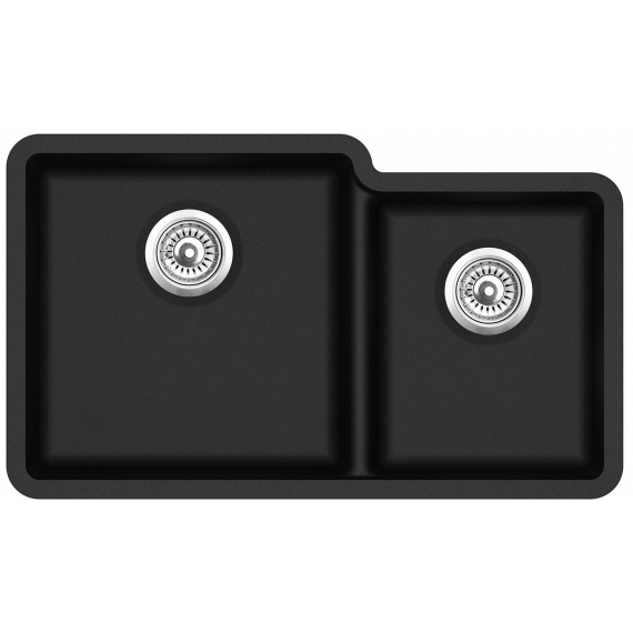 кухонная мойка aquasanita arca sqa 230 601 l w 81x48 black metallic