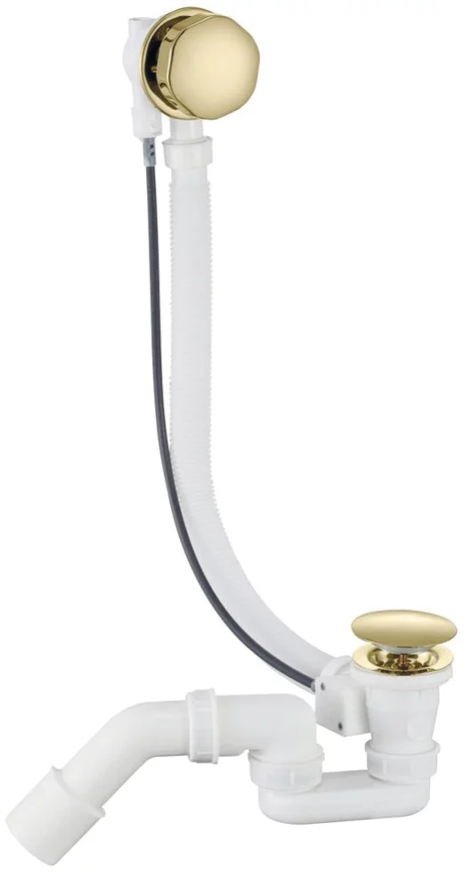 сифон для ванны vivi felice f-2 oro золотой глянец