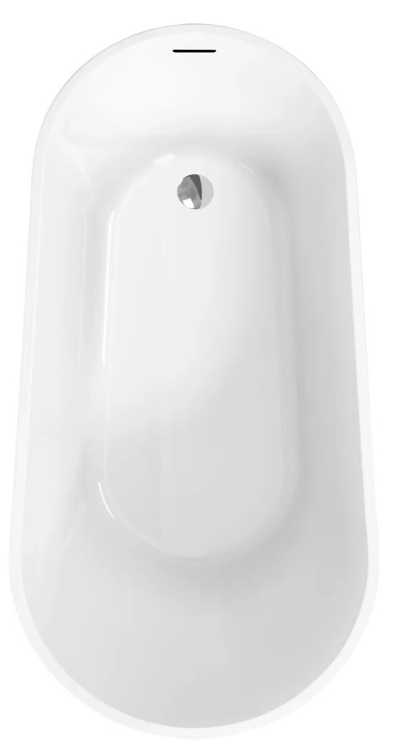 ванна акриловая rea cori 160 w3000 белая