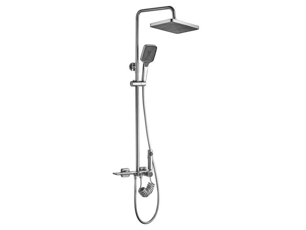 душевая система rea helix nikiel matt p6622 никель матовый