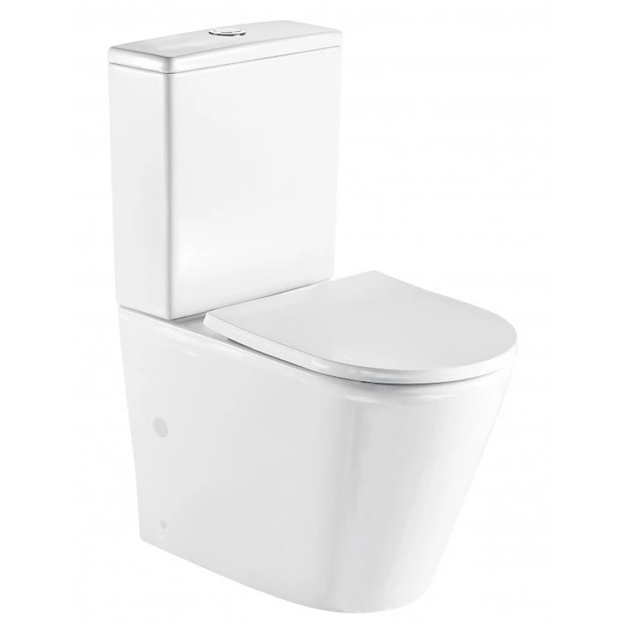 унитаз-компакт weltwasser ww salzbach 041 gl-wt безободковый, белый глянцевый
