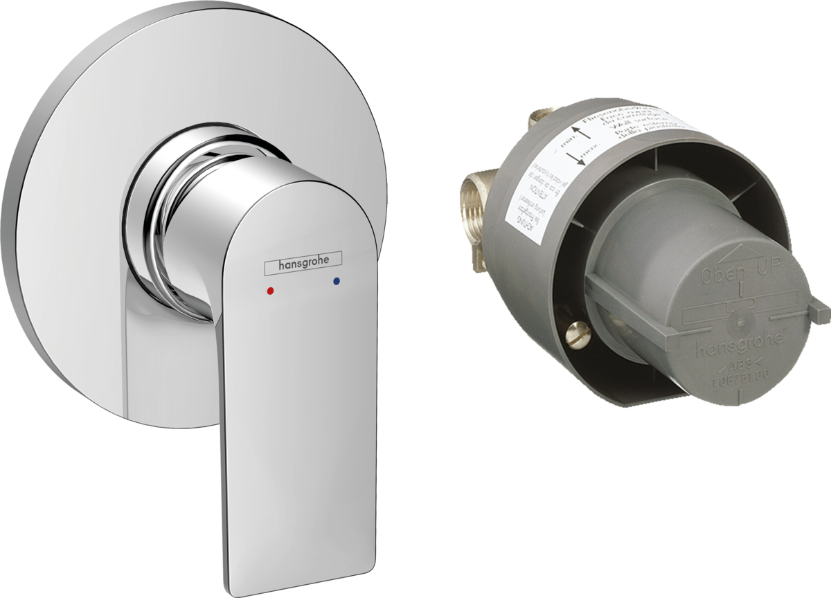 смеситель для душа hansgrohe rebris e 72658000 хром