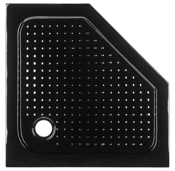 душевой поддон saniteco sn-p3-90/4 90x90x4 черный