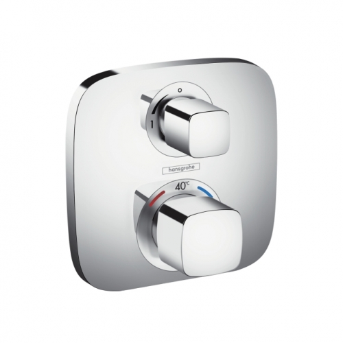 термостат для душа с запорным вентилем hansgrohe ecostat e 15707000