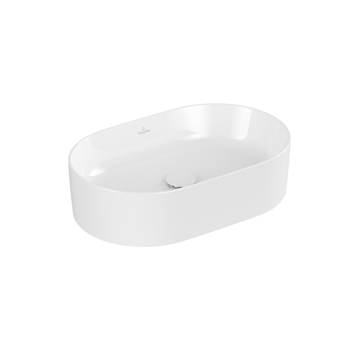 умывальник накладной villeroy&boch collaro 4a1956r1 56x36 альпийский белый
