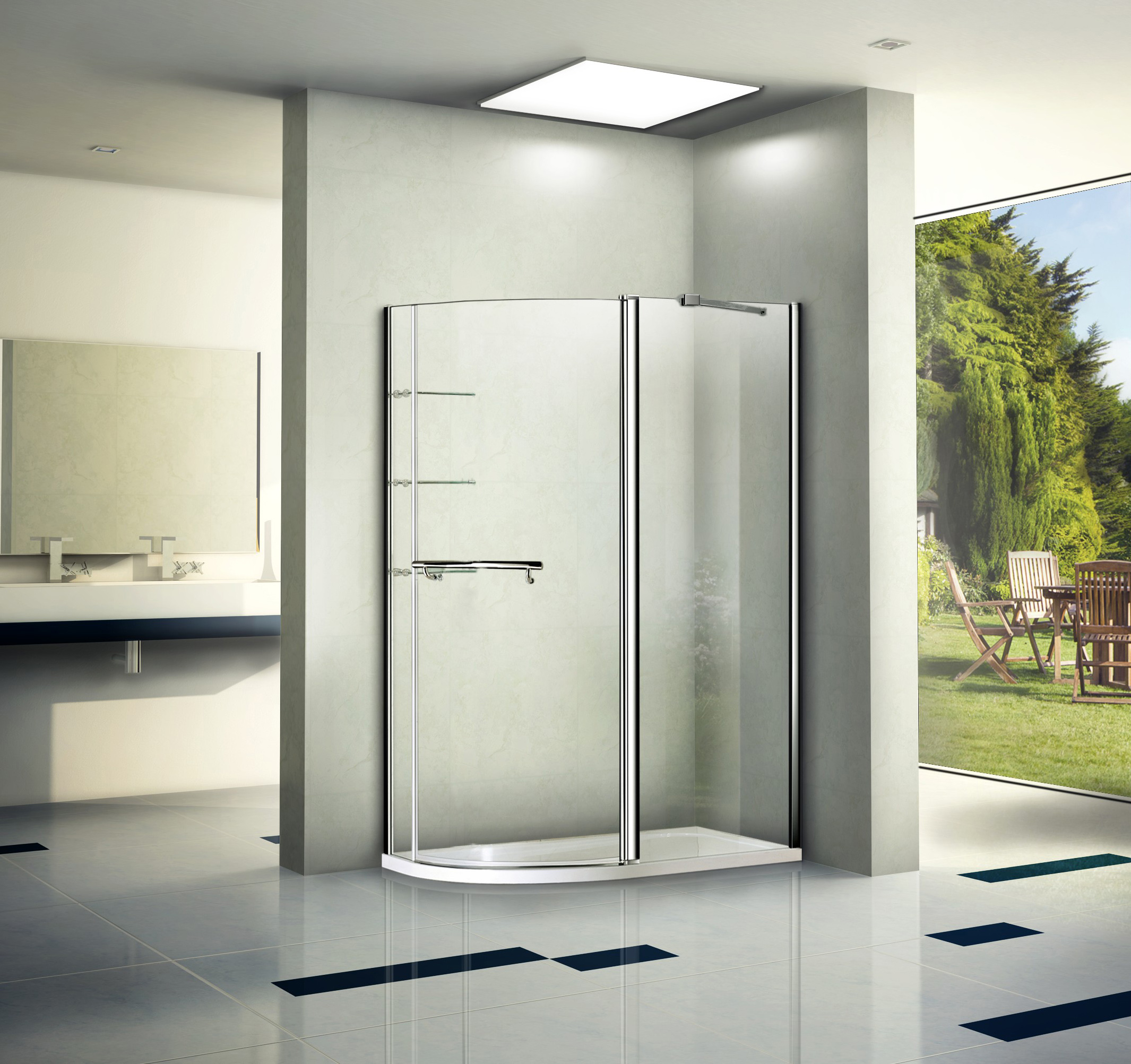 душевой уголок gooddoor pandora r-120-c-ch 120x80