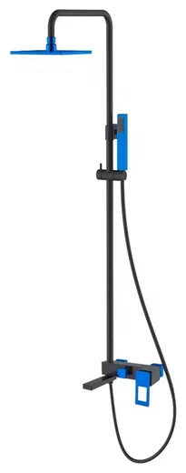 душевая стойка boheme q 148-buw black ultramarine