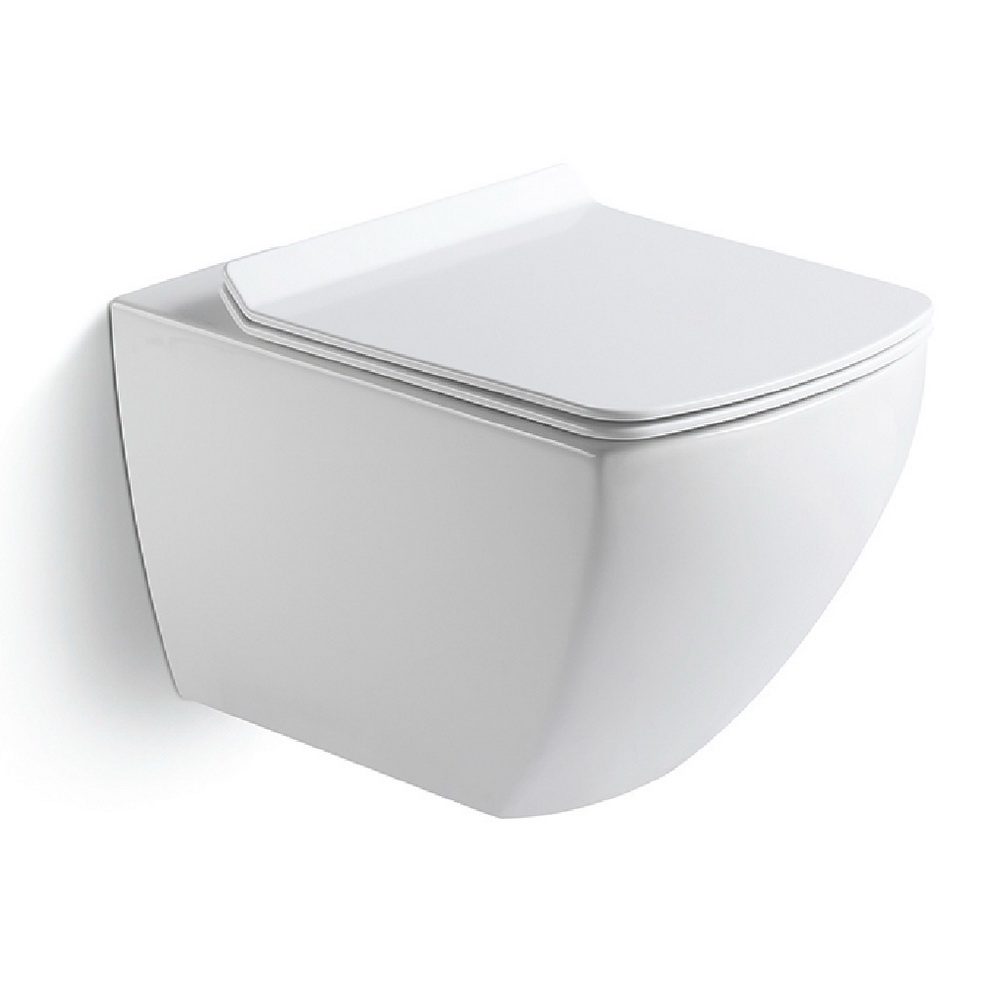 унитаз подвесной black&white universe w-726 51x36 сиденье duroplast, softclose