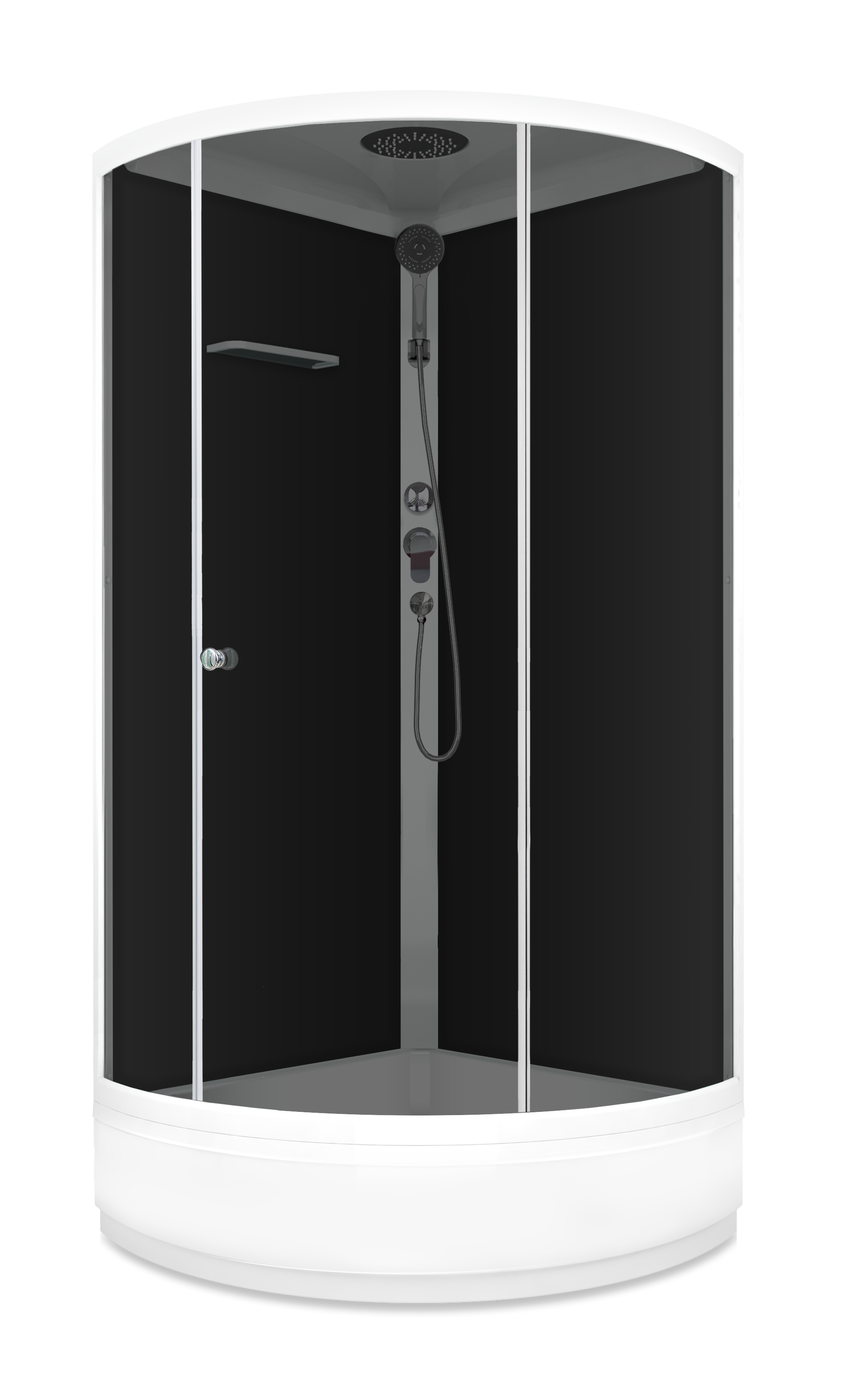 Душевой уголок Gutewetter Practic Rectan GK-401 130x95 (матовый хром/полистирол lines) фото 2 душевой уголок gutewetter practic rectan gk-401 130x95 (матовый хром/полистирол lines) фото 2