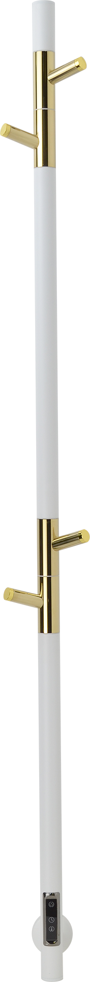 полотенцесушитель электрический gloss & reiter primum тип.e2 l.15x140.h4 white-gold (таймер)
