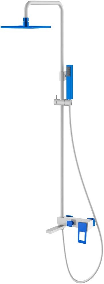 душевая стойка boheme q 148-wuw white ultramarine