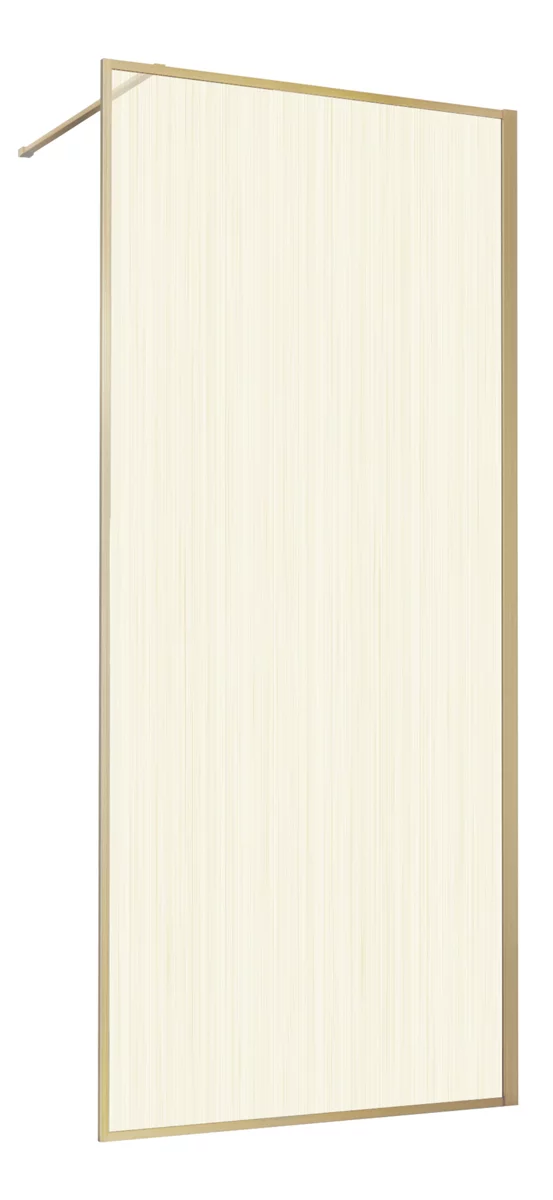 душевой уголок vincea walk-in hp art vsw-1hp900gwbg 90x200 стекло ламинированное с золотыми нитями / профиль золото брашированное